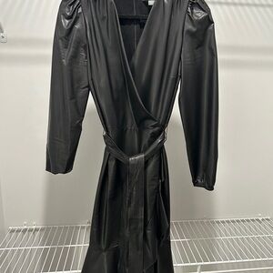 Elegant Black Wrap Dress